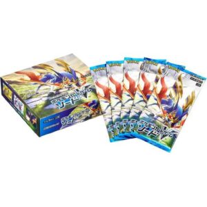Alternative view of S1W Sword Japanese Booster Box Japanese Pokemon Card